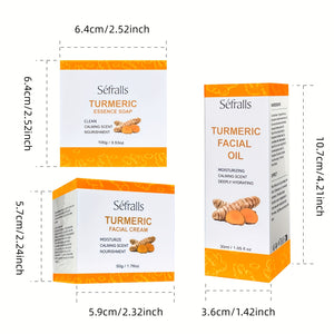 Séfralls Turmeric 3pcs Skincare Set