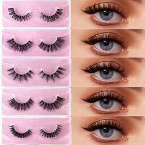 100 Pairs Of False Eyelashes, Multi-style Mixed Lengths