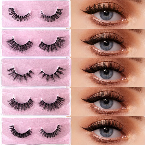 100 Pairs Of False Eyelashes, Multi-style Mixed Lengths